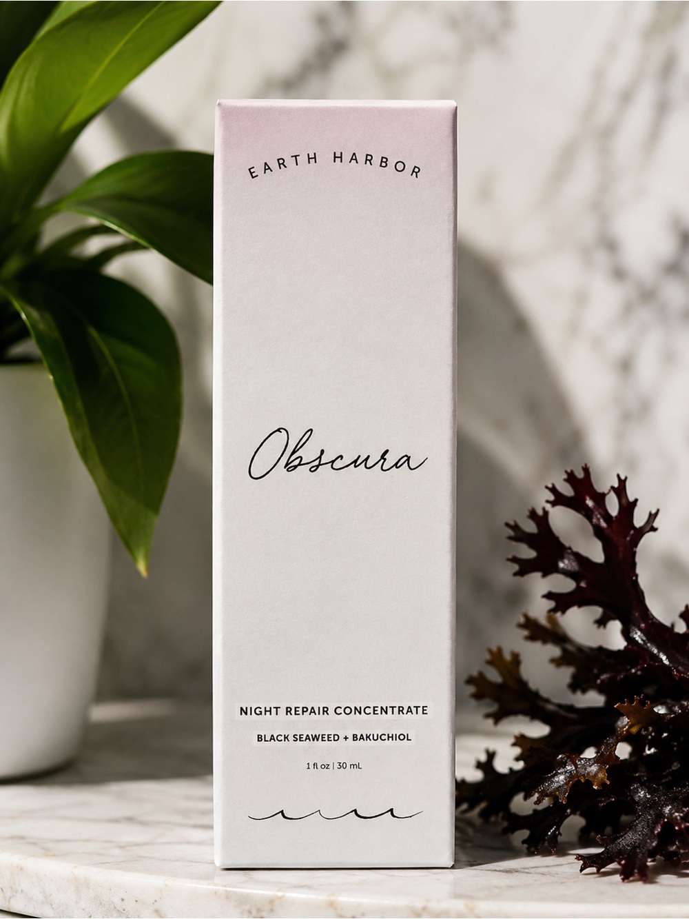 Earth Harbor Obscura Night Repair Concentrate — Pink/White
